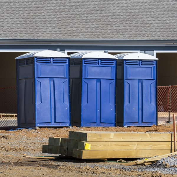 are there different sizes of portable toilets available for rent in Harvard Illinois